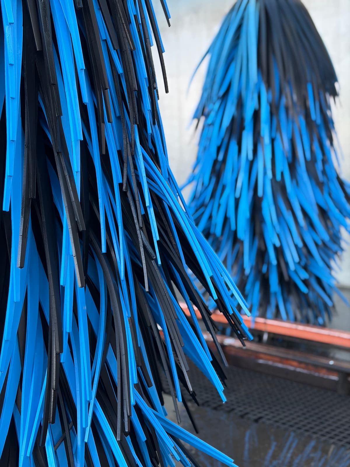 Star Wash soft-touch bristles up close
